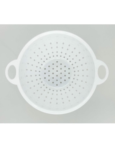 Colador de Plástico Blanco Rocky Mountain Goods 4.73L Apto Lavavajillas