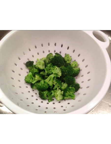 Colador de Plástico Blanco Rocky Mountain Goods 4.73L Apto Lavavajillas