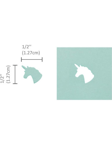Troquel de Papel Unicornio Bira Craft 6.35 cm Manualidades