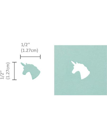 Troquel de Papel Unicornio Bira Craft 6.35 cm Manualidades