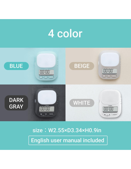 Temporizador Pomodoro DRETEC T-632 Blanco 199 Minutos