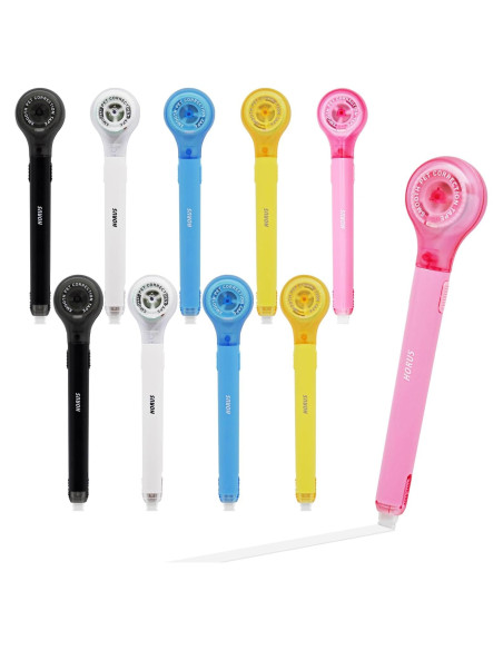 Paquete de 10 bolígrafos de cinta correctora DAMPEN 0.5 x 600 mm