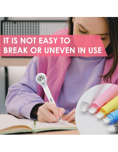 Paquete de 10 bolígrafos de cinta correctora DAMPEN 0.5 x 600 mm