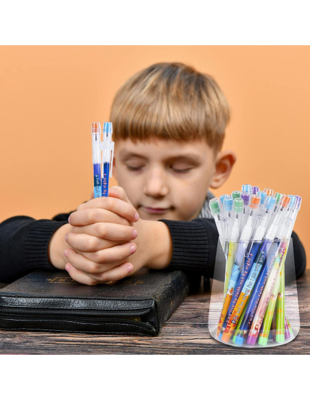 Lápices Multicolor Kolewo4ever 48 Piezas Versículos Bíblicos