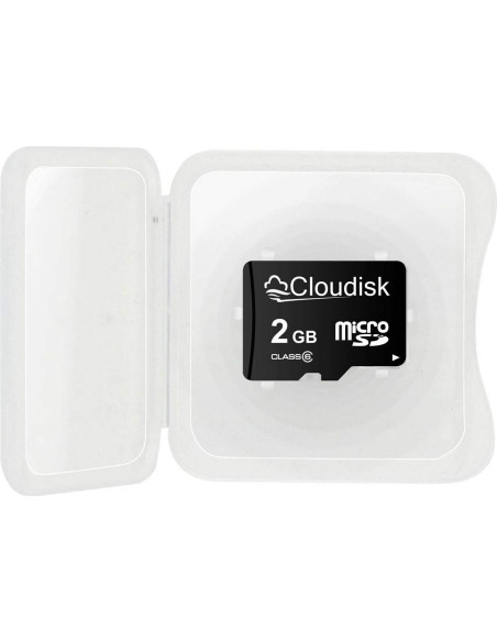 Paquete de 5 Tarjetas Micro SD 2GB Cloudisk C6 con Adaptador
