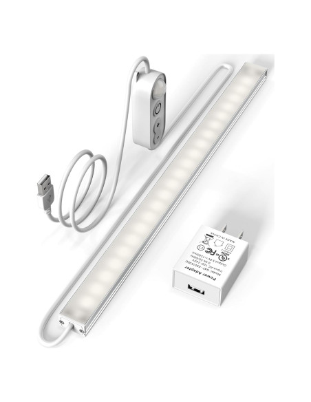Luz LED Regulable ASOKO 30.48 cm con Sensor de Movimiento 4500K