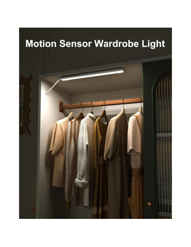 Luz LED Regulable ASOKO 30.48 cm con Sensor de Movimiento 4500K