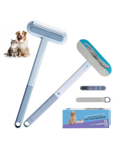 Removedor de Pelo de Mascota Ecológico - Rodillo Reutilizable Azul