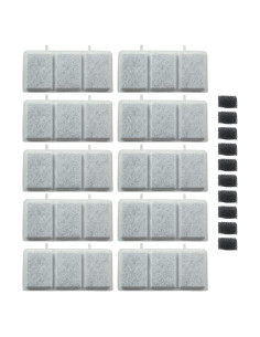 Filtros de Agua PET STANDARD para Fuente Mascotas 10 Piezas