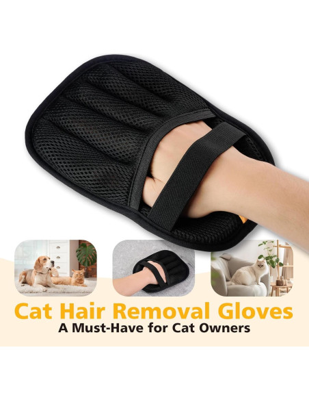 Guantes Electroestáticos Qihangfu para Eliminación de Pelo de Mascotas