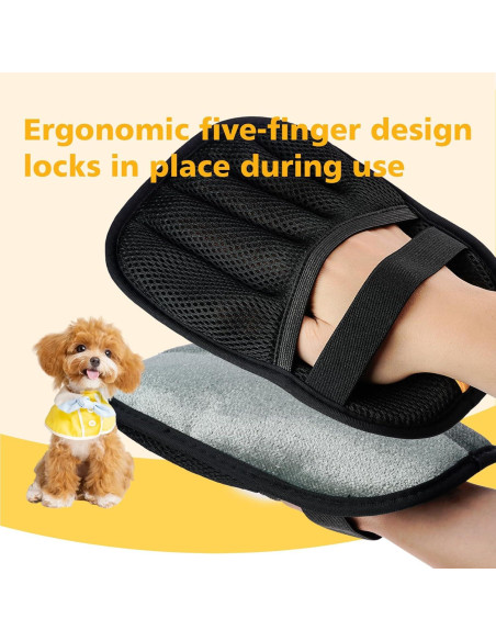 Guantes Electroestáticos Qihangfu para Eliminación de Pelo de Mascotas