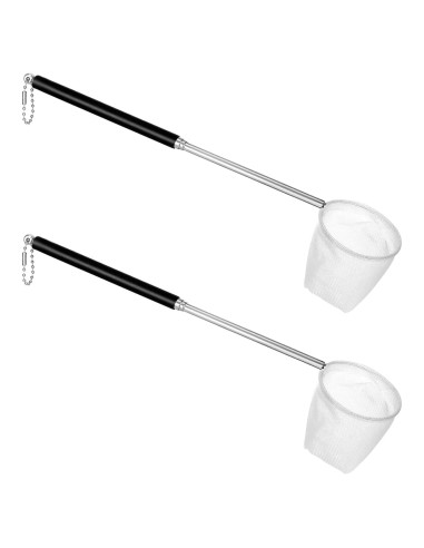 Red de Acuario Xelsluthe 2 Pcs con Mango Telescópico 5cm
