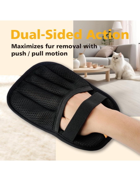 Guantes Electroestáticos Qihangfu para Eliminación de Pelo de Mascotas