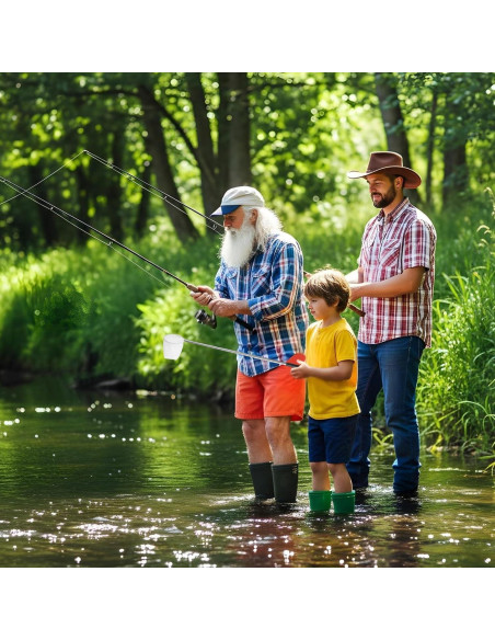 Red de Acuario Xelsluthe 2 Pcs con Mango Telescópico 5cm