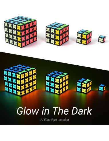 Cubo Magnético 2x2 TOSY - Juguete Sensorial Brillante