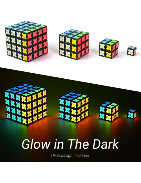 Cubo Magnético 2x2 TOSY - Juguete Sensorial Brillante