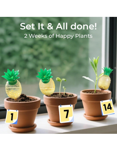 Globos Autorriegantes de Plástico Cynevaris 0.56L Fruta 2 Pcs