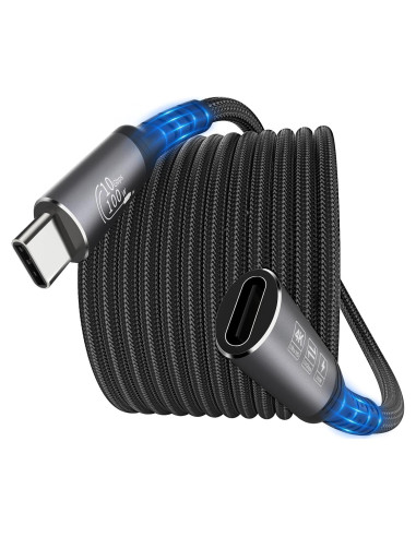 Cable de Extensión USB C 1.52m Jnoheefye 10Gbps 100W 4K