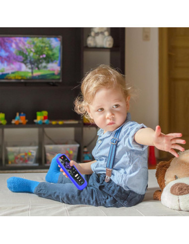 Funda de Silicona Azul para Control Remoto Roku TCL