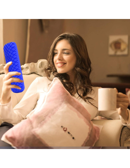 Funda de Silicona Azul para Control Remoto Roku TCL