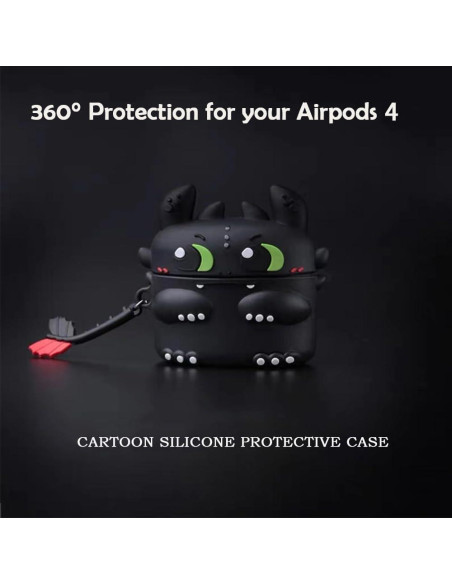 Funda Protectora Silicona Cartoon 3D AIYAAIYA para AirPods