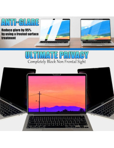 Protector de Pantalla Privado Ceydebne para MacBook Air 13.6" 2022-2025 2