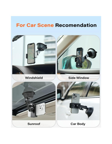 Soporte para Teléfono de Automóvil Gendle X2B-S40 con Ventosa 30kg