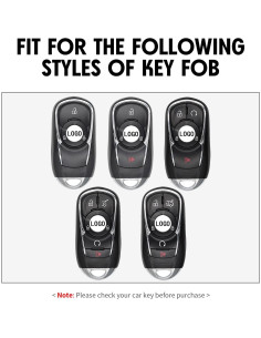 Funda de Llave Silicona Fibra de Carbono WORCAS Buick Universal 2