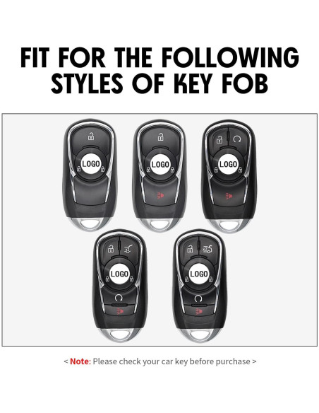 Funda de Llave Silicona Fibra de Carbono WORCAS Buick Universal