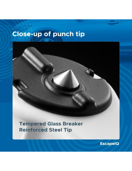 Herramienta de Escape de Emergencia SHIAKIDI 2 en 1 Cortador y Rompedor