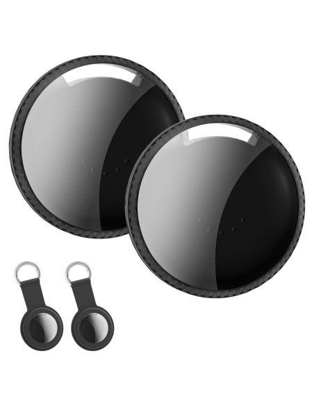 Etiquetas de Rastreo Bluetooth Apple Find My - Paquete de 2 Negro