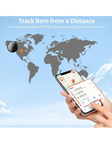 Etiquetas de Rastreo Bluetooth Apple Find My - Paquete de 2 Negro