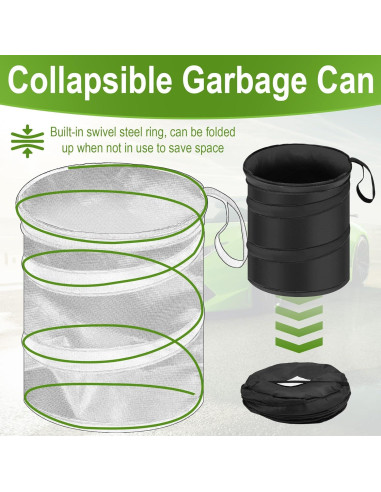 Basurero Plegable para Auto Ecocstm 3.78L Impermeable