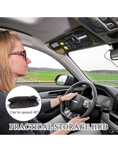 Organizador de Visera KURTOPLLY WYX-LJ023 32.5x18 cm