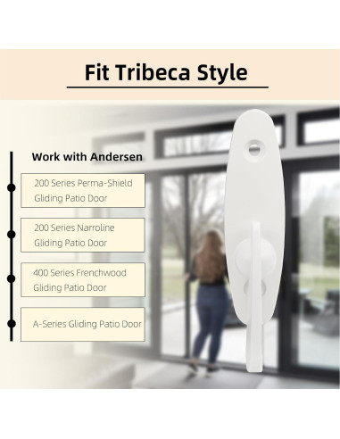 Cerradura de Puerta Corredera Andersen Tobkuxk Estilo Tribeca