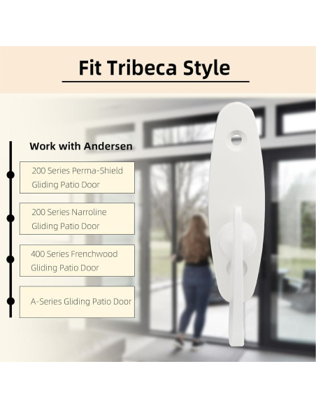 Cerradura de Puerta Corredera Andersen Tobkuxk Estilo Tribeca