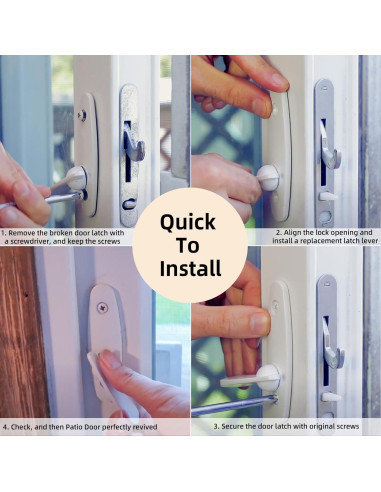 Cerradura de Puerta Corredera Andersen Tobkuxk Estilo Tribeca