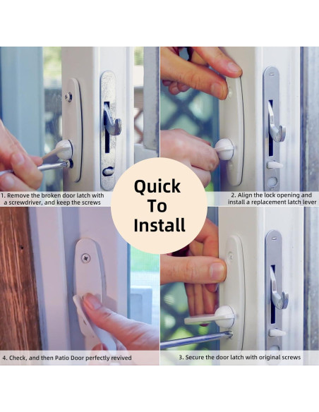 Cerradura de Puerta Corredera Andersen Tobkuxk Estilo Tribeca