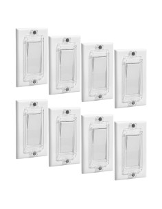 Protector Magnético de Interruptor de Luz Bates - Paquete de 8