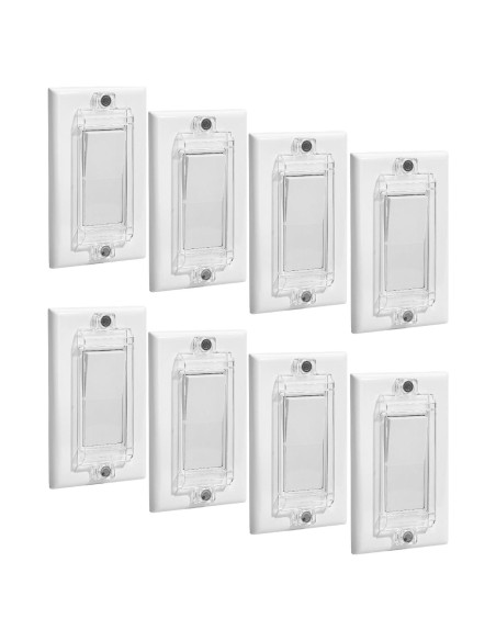 Protector Magnético de Interruptor de Luz Bates - Paquete de 8