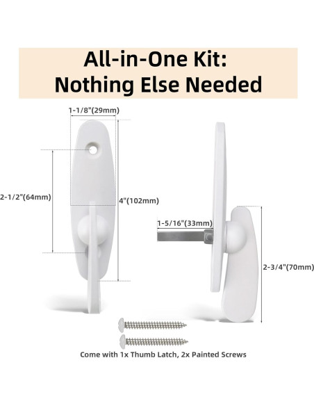 Cerradura de Puerta Corredera Andersen Tobkuxk Estilo Tribeca