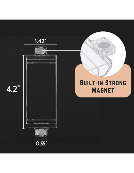 Protector Magnético de Interruptor de Luz Bates - Paquete de 8
