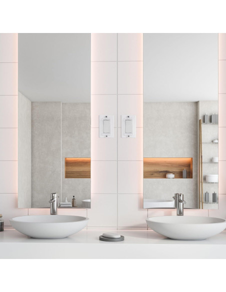 Protector Magnético de Interruptor de Luz Bates - Paquete de 8