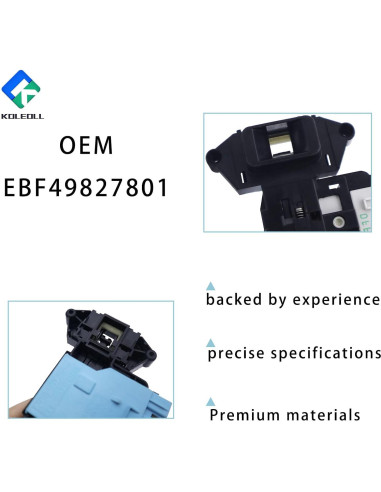 Conjunto Interruptor Bloqueo Puerta Lavadora KOLEOLL EBF49827801