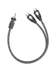 Cable Divisor RCA 1 Macho a 2 Hembras ROCKRIX 30.5 cm 2