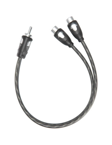 Cable Divisor RCA 1 Macho a 2 Hembras ROCKRIX 30.5 cm