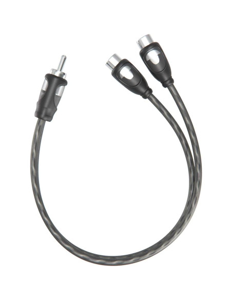 Cable Divisor RCA 1 Macho a 2 Hembras ROCKRIX 30.5 cm