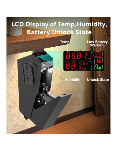 Caja Fuerte para Pistolas QINGENO QG8002E con Teclado y Llave