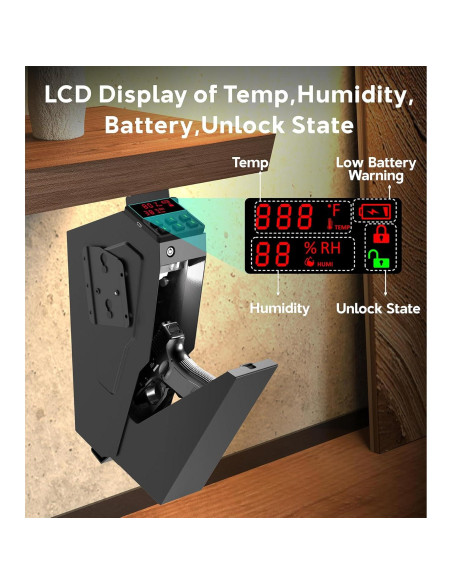 Caja Fuerte para Pistolas QINGENO QG8002E con Teclado y Llave