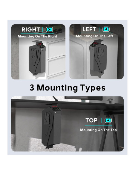 Caja Fuerte para Pistolas QINGENO QG8002E con Teclado y Llave
